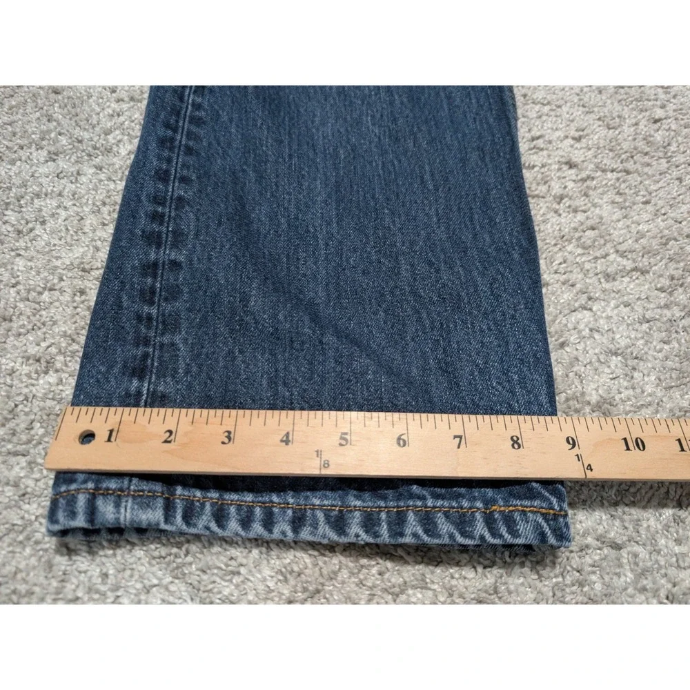 Levi's Jeans Mens 40x30 Blue 505 Regular Fit Straight Leg Denim Classic Casual‎